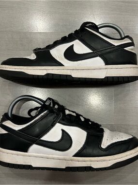 Nike Dunk Low Panda Shoes Womens Size 7.5 Black White Sneakers DD1503-101